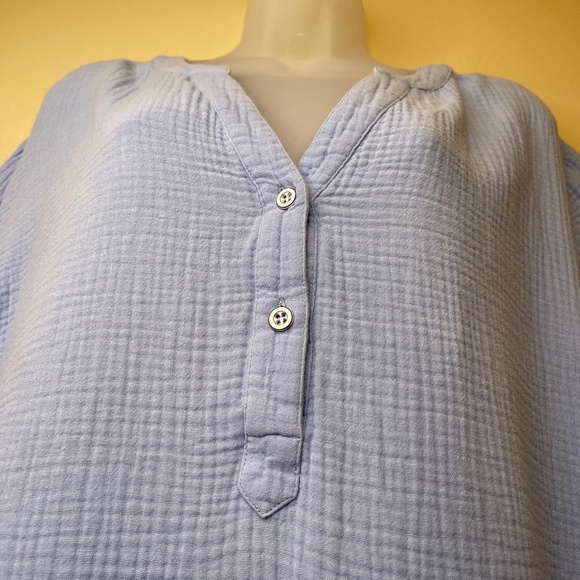 Soft Surroundings | Beachy Pullover Gauze Soft Texture Lightweight Comfy Tunic - Picture 6 of 14